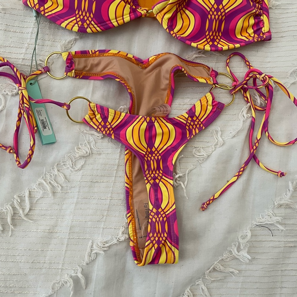 NEW never worn Fashion Nova two piece thong bikini - Picture 3 of 6